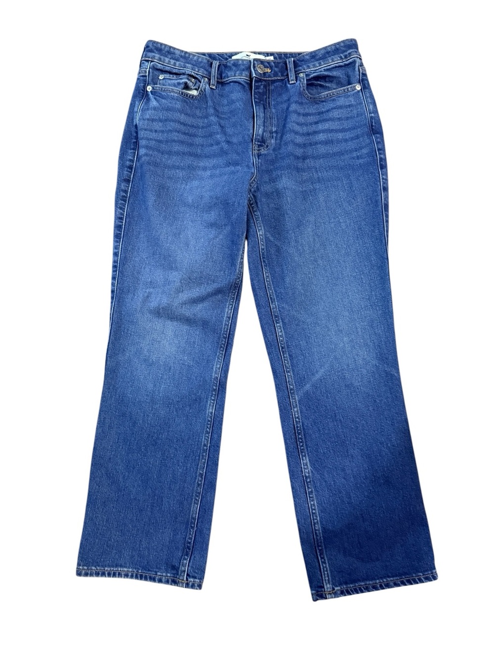Vineyard Vines Audrey Jeans Sz 29 Coastal Blue Cropped Kick Flare Stretch Denim - Picture 3 of 9